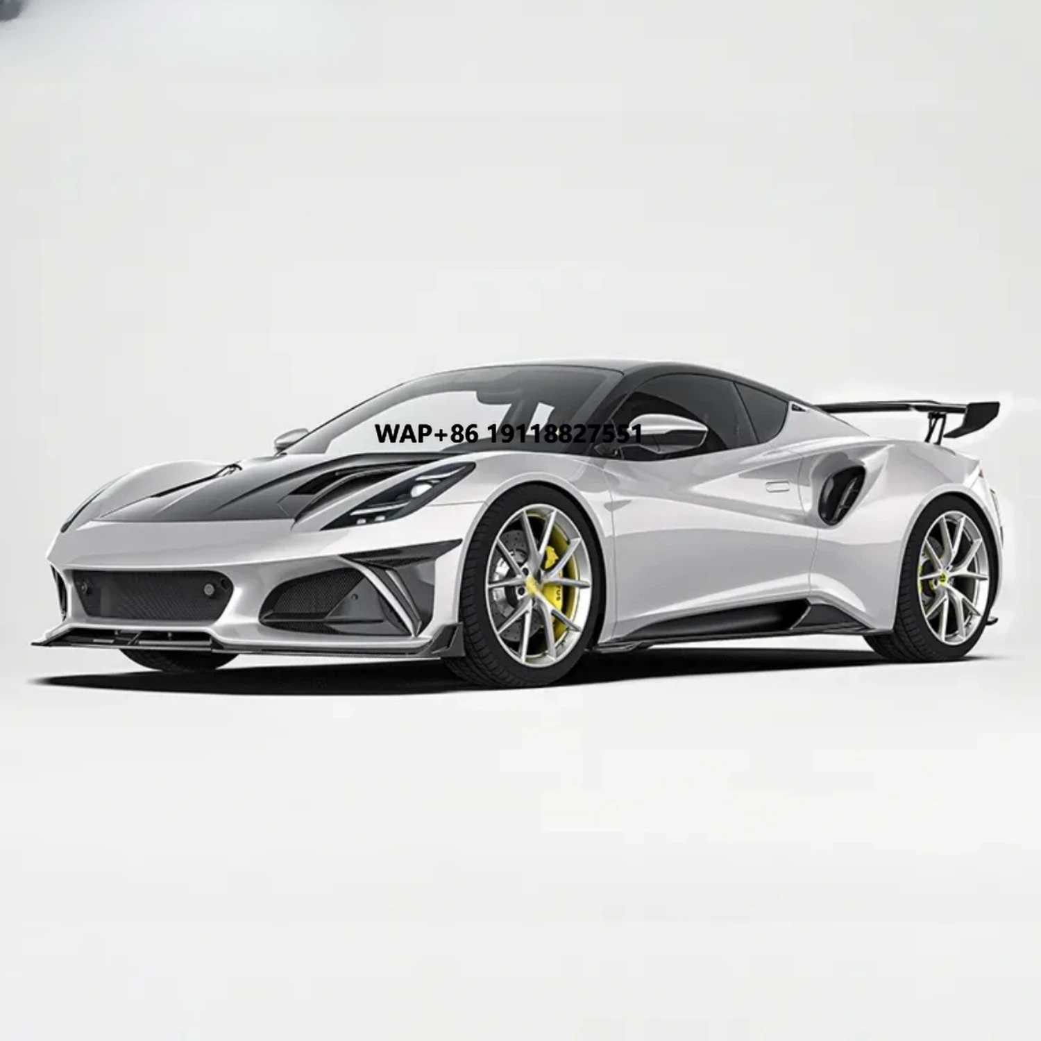 Paktechz Design Body Kit Real Carbon Fiber Rear Wing Suitable for LotuS EMIRA