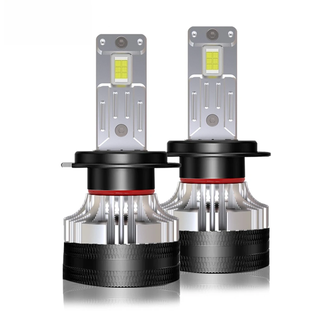 

V55 High Power LED Headlight Dual Copper Tube Super Canbus h4 led 240W Car Front Lamp Universal LED Headlight Upgrade Retrofit