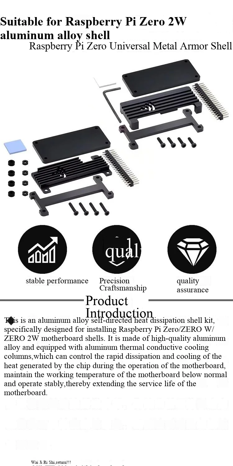 Geeignet für das Raspberry Pi Zero 2W-Gehäuse, universell für Raspberry Pi Zero. – Detail 2
