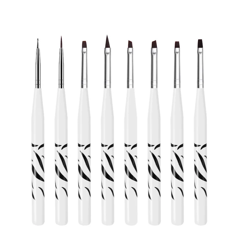 Nail art set of 15 pcs, painted pull line engraving pen, point drill pen, nail art brush.