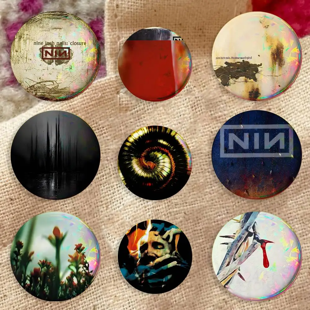 N-Nine Inch Nails The Fragile Single Brooches for Bag Decor Jewelry Accessories Gift 25/32/44/58/75mm Round Cartoon Badges