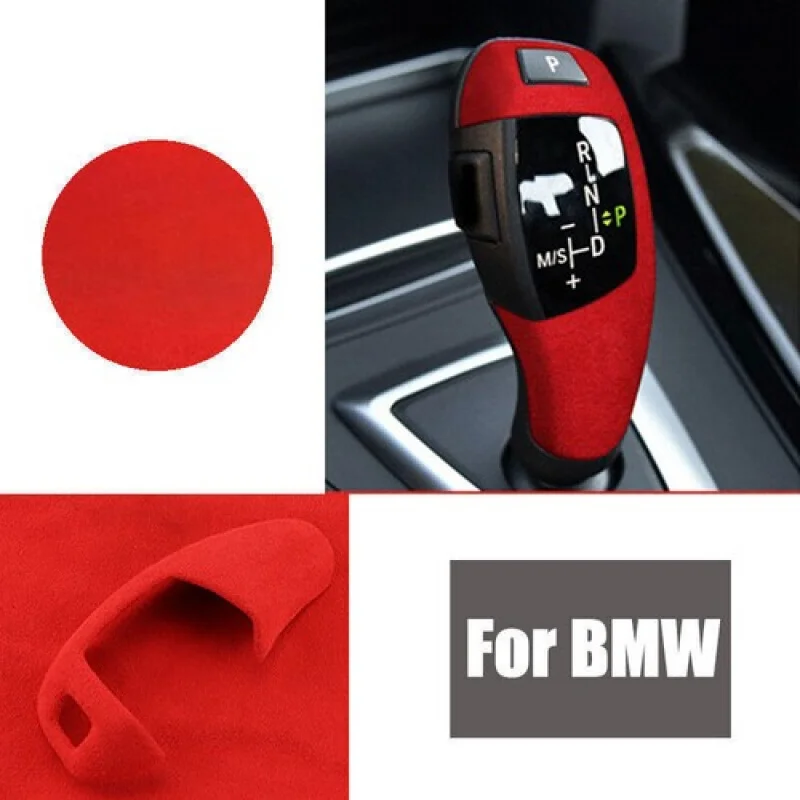 

A+ Suede Leather Car Gear Shift Cover For BMW X3 X4 X5 X6 F20 F22 F30 F32 F10 F12