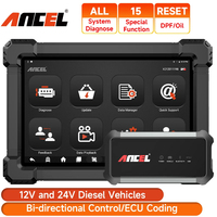 Ancel X7 HD Diesel Heavy Duty Truck Scanner Bi-directional ECU Oil Reset All System OBD2 Diagnostic Tool for 24V Truck&12V Car