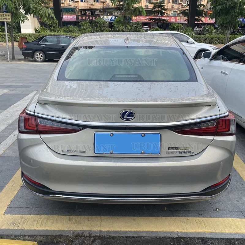 For Lexus ES250 ES300 ES350 Spoiler 2018 2019 2020 2021 2022 Rear Trunk Lip ABS Wing Spoiler Car Styling Rear Trunk Spoiler