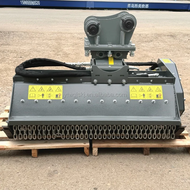 2025 Nuovi accessori Flail Tosaerba in vendita Mulcher per tosaerba con attacco per escavatore