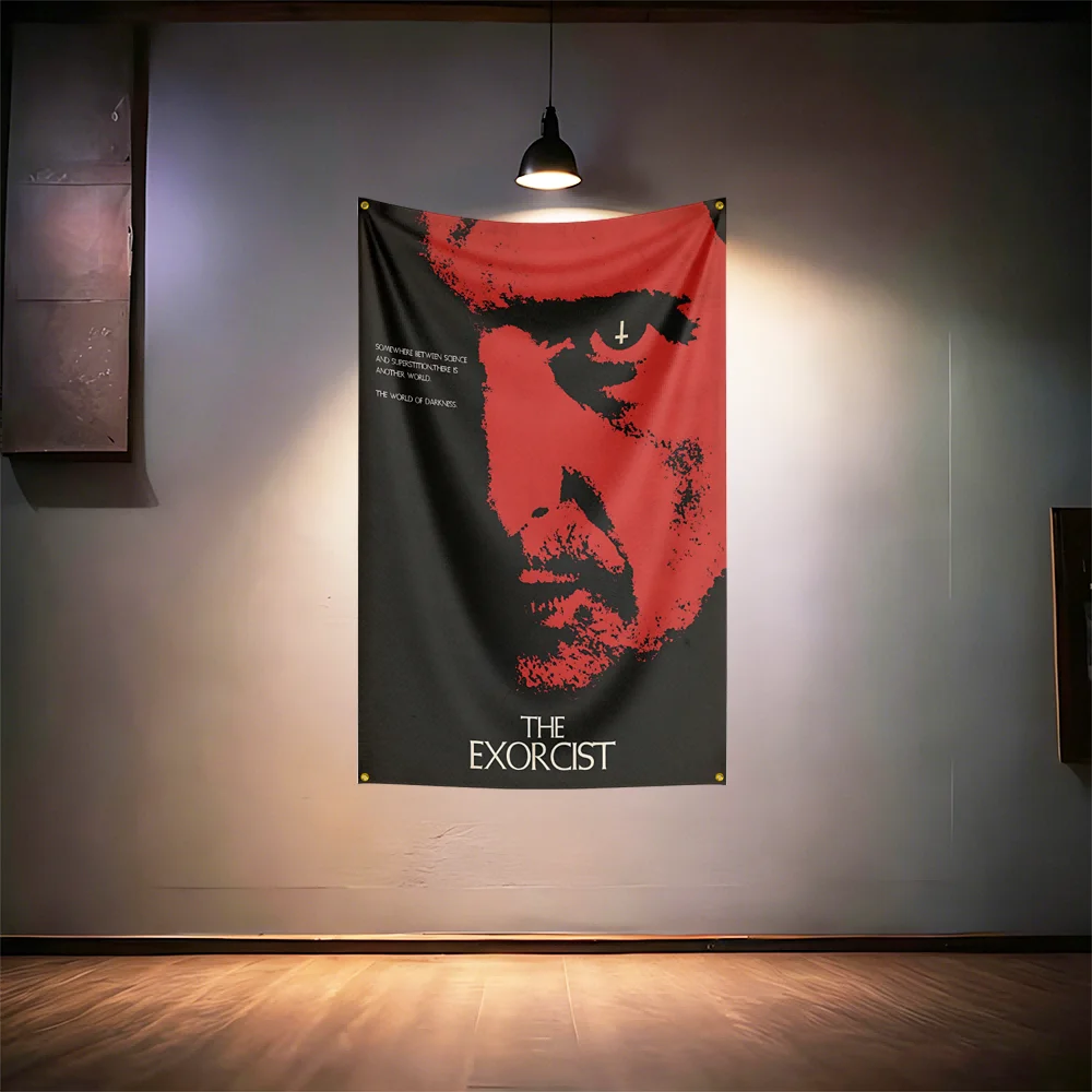 The-Exorcists Horror Movie Fans Flag For Room Bar Man Cave Wall Decor Banner - Image 5