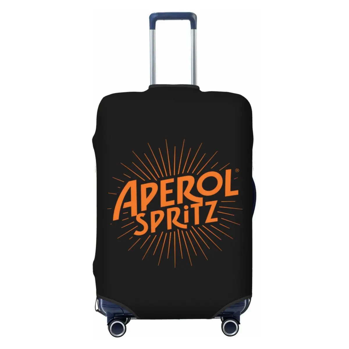 

Custom Vintage Cocktail Drink Orange Spritz Aperols Luggage Cover Protector Travel Suitcase Protective Cover for 18-32 Inch