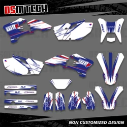 DSMTECH Motocross For Yamaha WR250F WR450F 2003 2004 2005 2006 WRF250 WRF450 Full Graphics Backgrounds Decal Stickers