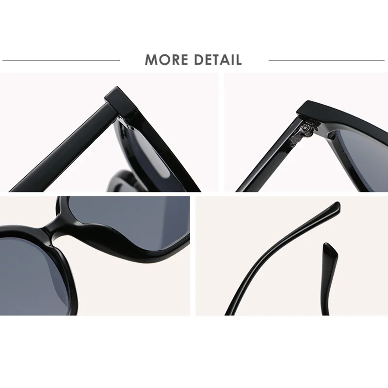 النظارات الشمسية الرجال النساء مربع الأزياء مكبرة العلامة التجارية الفاخرة مصمم الرجعية في الهواء الطلق هدايا العيد التبعي gafas دي سول النظارات #5