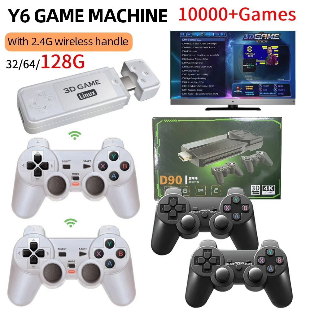 Y6 Retro Game Stick…