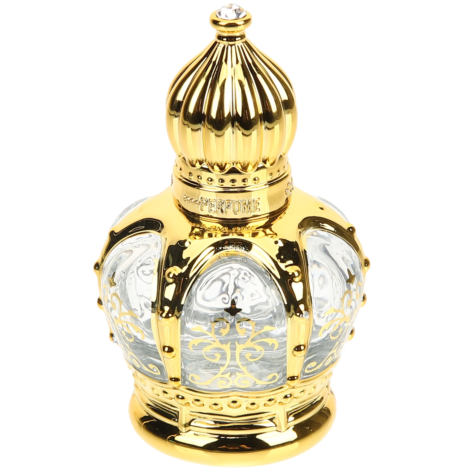 

2Pcs Essential Oil Bottles Deluxe Perfume Bottle for Refill Storage Leak-Proof Vintage Style Home Bedroom Decoration