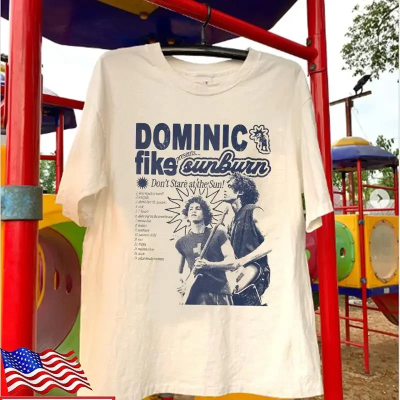 Dominic Fike Sunburn Don't Stare At The Sun T Shirt Full Size S 5XL