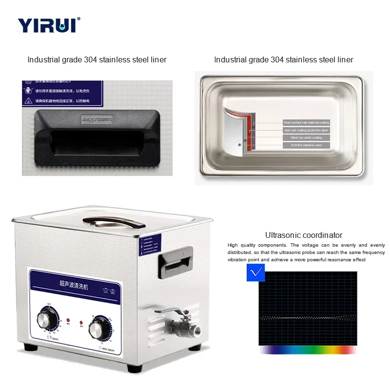 전문 유리 클리너 TST-JP-040 초음파 세척기, 가재, 쉘, 게