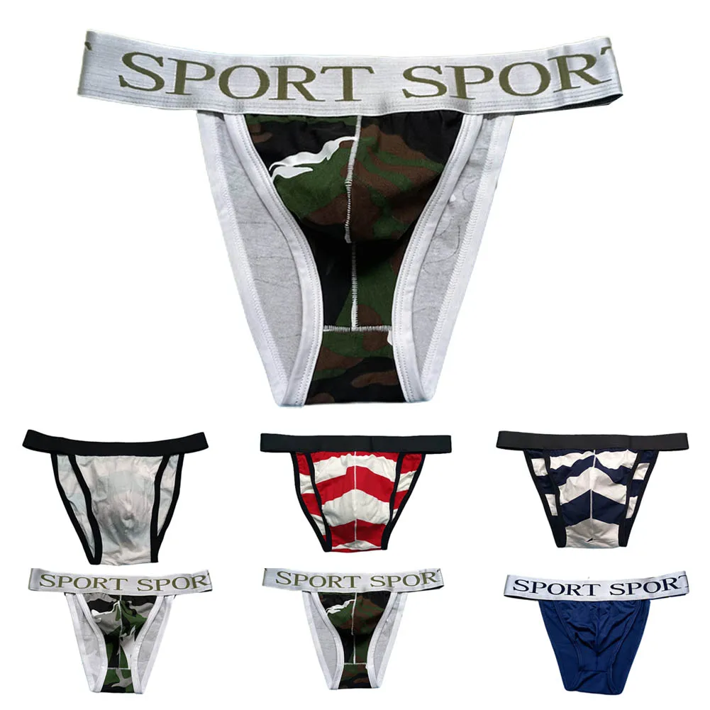 Men Thongs Sexy Men Underwear G-string Breathable Underpants Comfortable Men Thong Tanga Cueca Male Panties Bikini