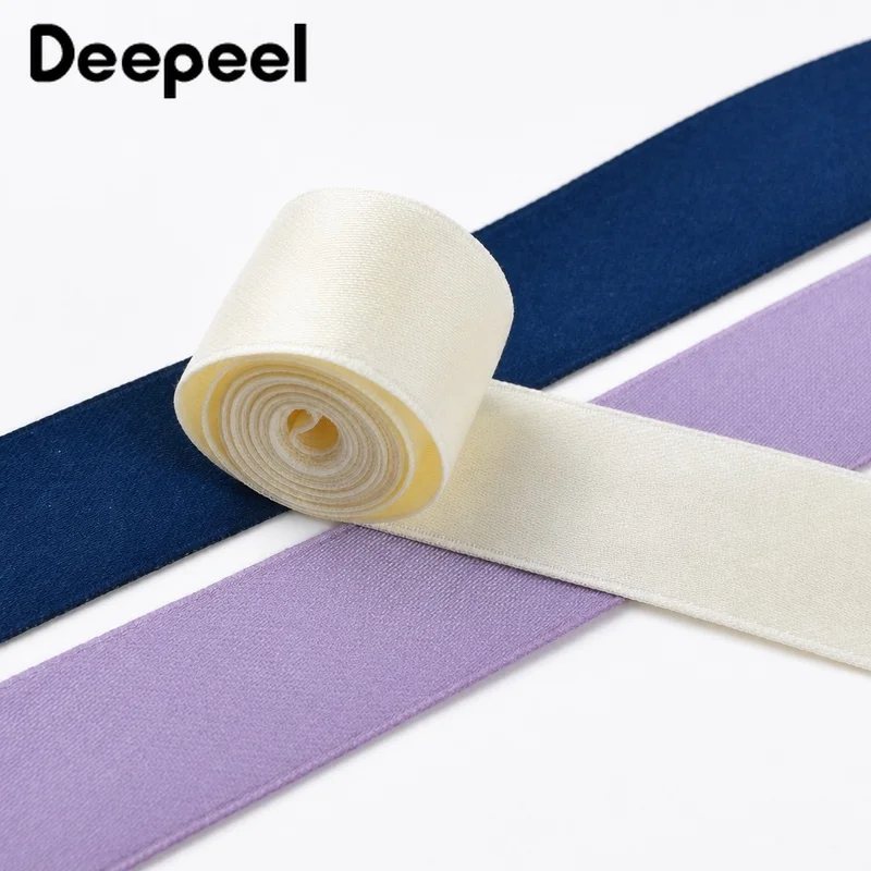 10/20M 10/15/25mm Satin Ribbon Fabric Tape for Gift Wrapping Bows Wedding Decor Party Binding Band