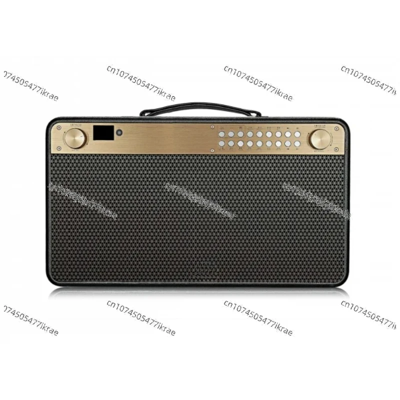 Q12  Portable speaker Wooden Leather hand-held subwoofer high-quality Wireless bluetooths Speaker