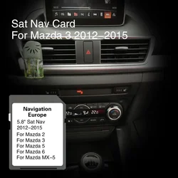 For Mazda 3 FROM 2012 T0 2015 SD Card 2023/2024 Version Sat Nav AVN1 Units Navigation Latest Europa Britain Maps GPS