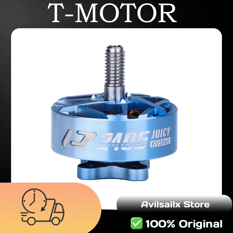

T-MOTOR Pacer V4 P2406 2060KV Brushless Motor for 5-6 Inch FPV Freestyle Drone Compatible with FLOW BANDO