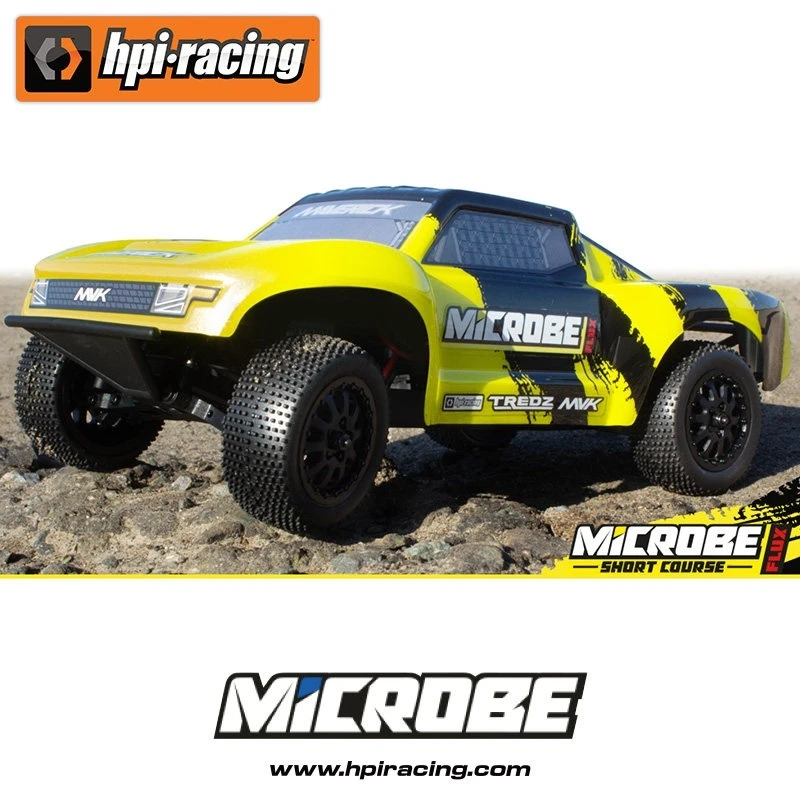 HPI Maverick 1/24 MICROBE SC Flux Brushless RTR RC Cars Off Road 2WD Short Course Car Electric Remote Control Short Course