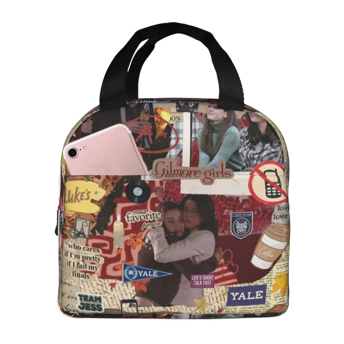 

Gilmore Girls Insulated Lunch Bag for Women Office Cooler Thermal Food Box Tote Portable Lunch Boxes Container