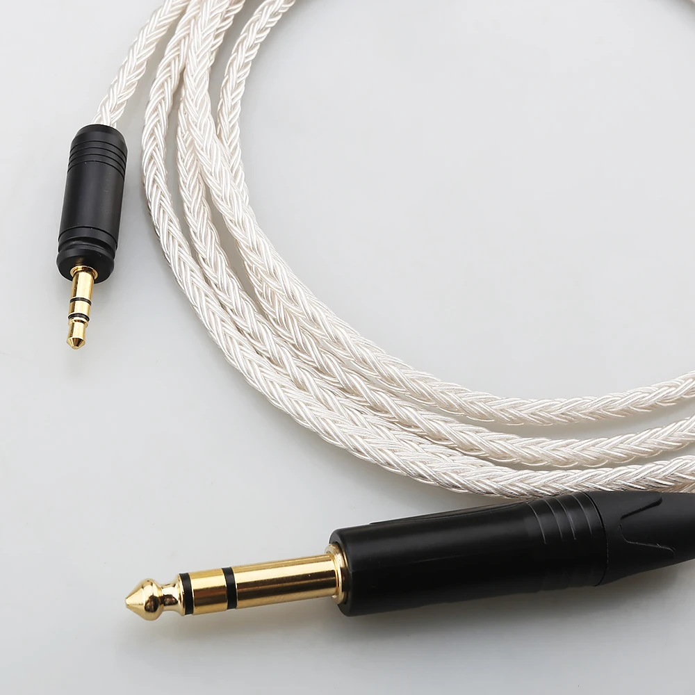16 Core 7N OCC Braided Earphone Cable for Focal HADENYS Open-back Headphones - Durable Audio Upgrade for Azurys Hadenys Lensys
