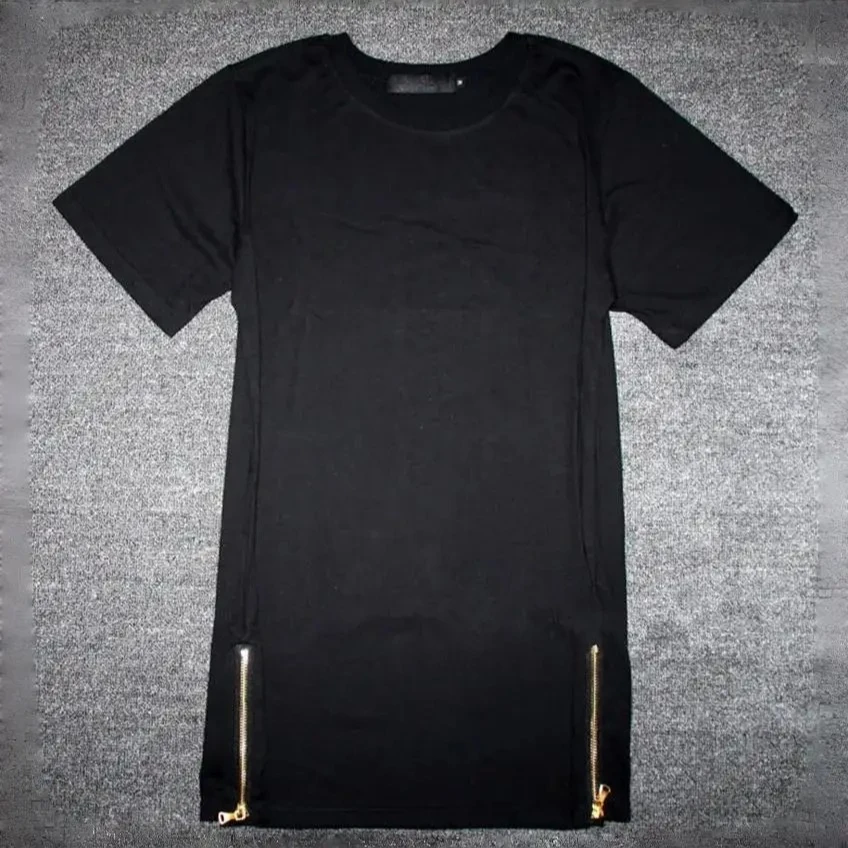 2026 MRMT Brand New Clothing Mens  Long T Shirt Hip Hop Extra Longline T-Shirt For Male Tshirt Zipper Man Leisure T Shirts