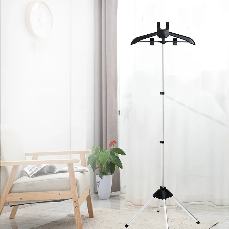 160-センチメートル調節可能な衣類スチーマーラック伸縮式垂直生地吊り下げとアイロンスタンドハンドヘルドスチームアイロンブラケット