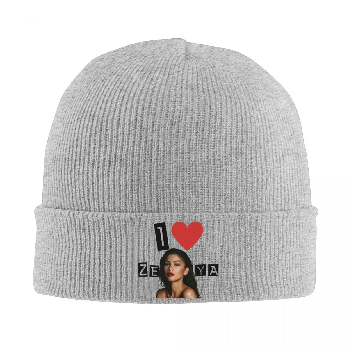 I Love Zendaya Challengers Film 2024 Knitted Hats Quality Warm Gifts Unisex Headwear Knitted Caps