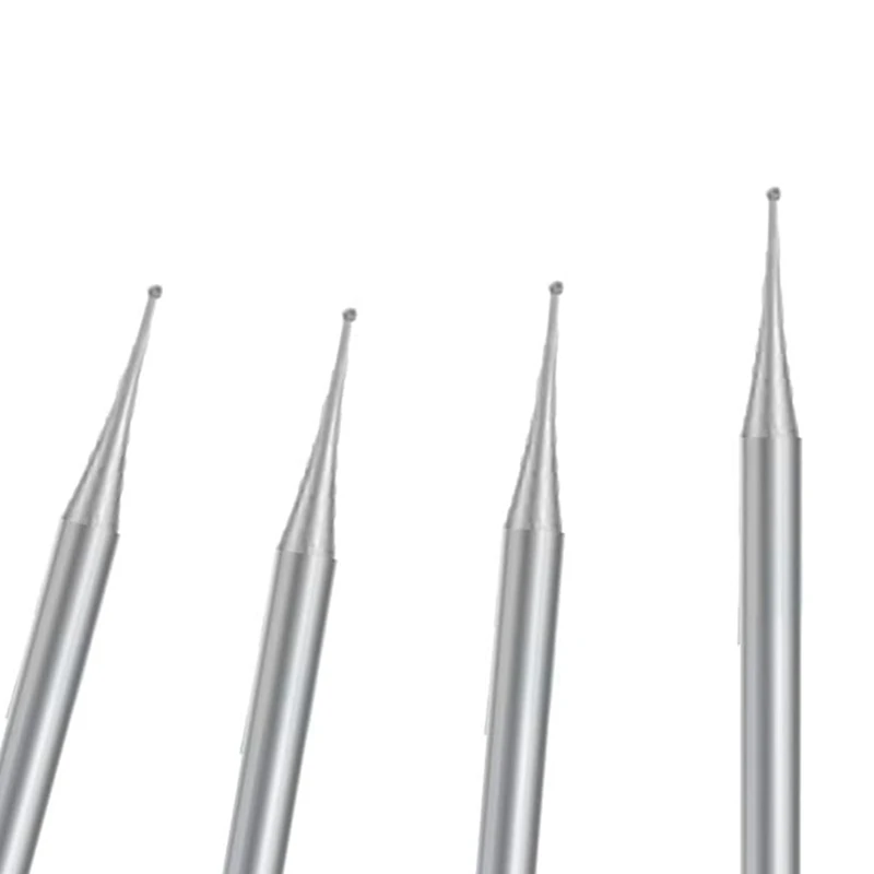 6 Pcs Ball Burr Set, 3/32 Inch Shank Sphere Burs Jewelry Carving Bits(0.8Mm) Easy To Use