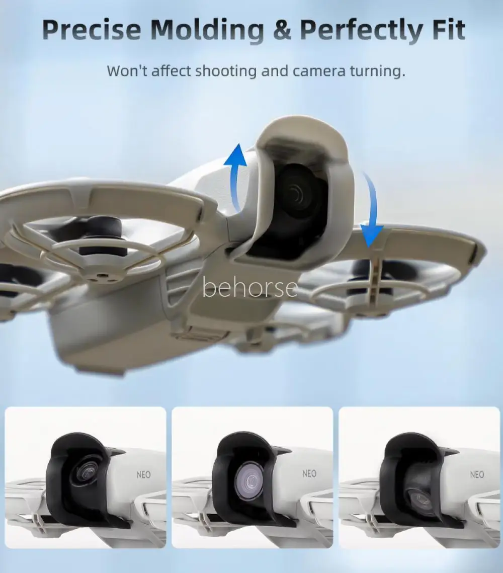 Для камеры DJI Neo, солнцезащитный козырек, антибликовый пыленепроницаемый защитный чехол, защитная крышка для объектива карданного подвеса, аксессуары для дрона DJI Neo
