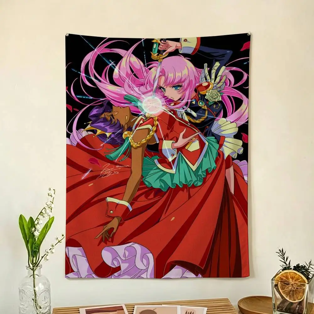 Anime Revolutionary Girl Utena Flag Outdoor Decorations for Bedrooms Home Decor Items Decoration Banners