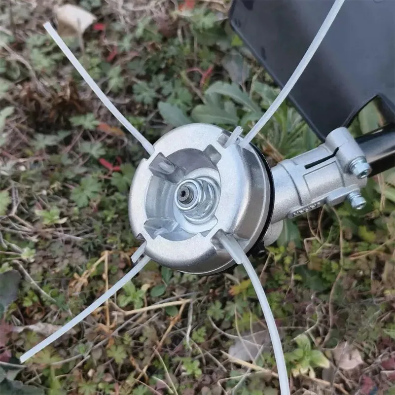 رأس جزازة العشب من سبائك الألومنيوم العالمي واستبدال فولاذ النايلون لقواطع فرشاة جزازات العشب وأدوات الحدائق