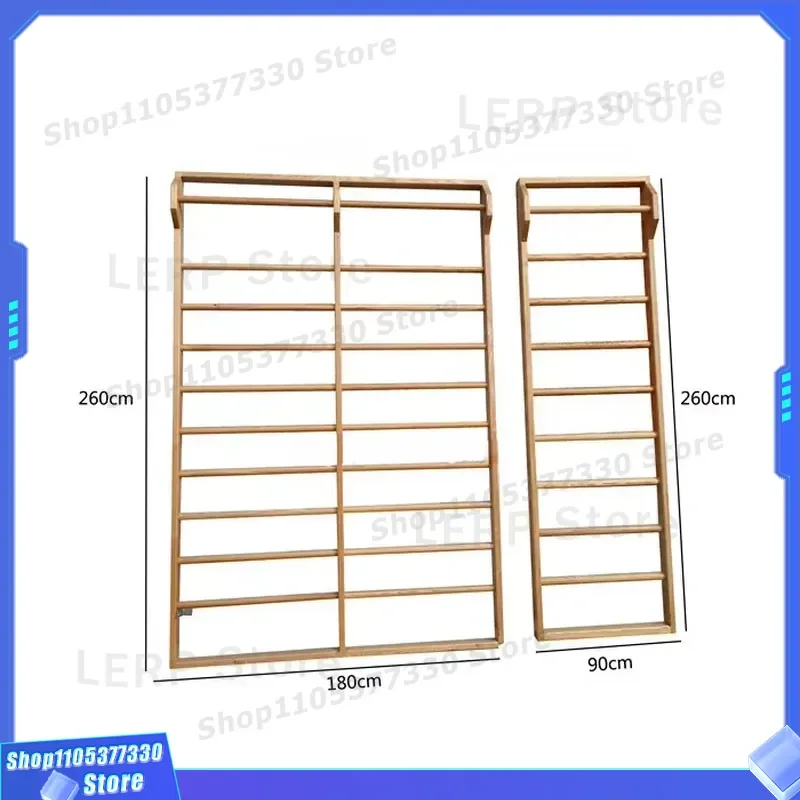 Wooden Wall Ladder for Kids Home Gym Climbing Frame Sensory Training Equipment Children Fitness Rib Frame Family Play Kids