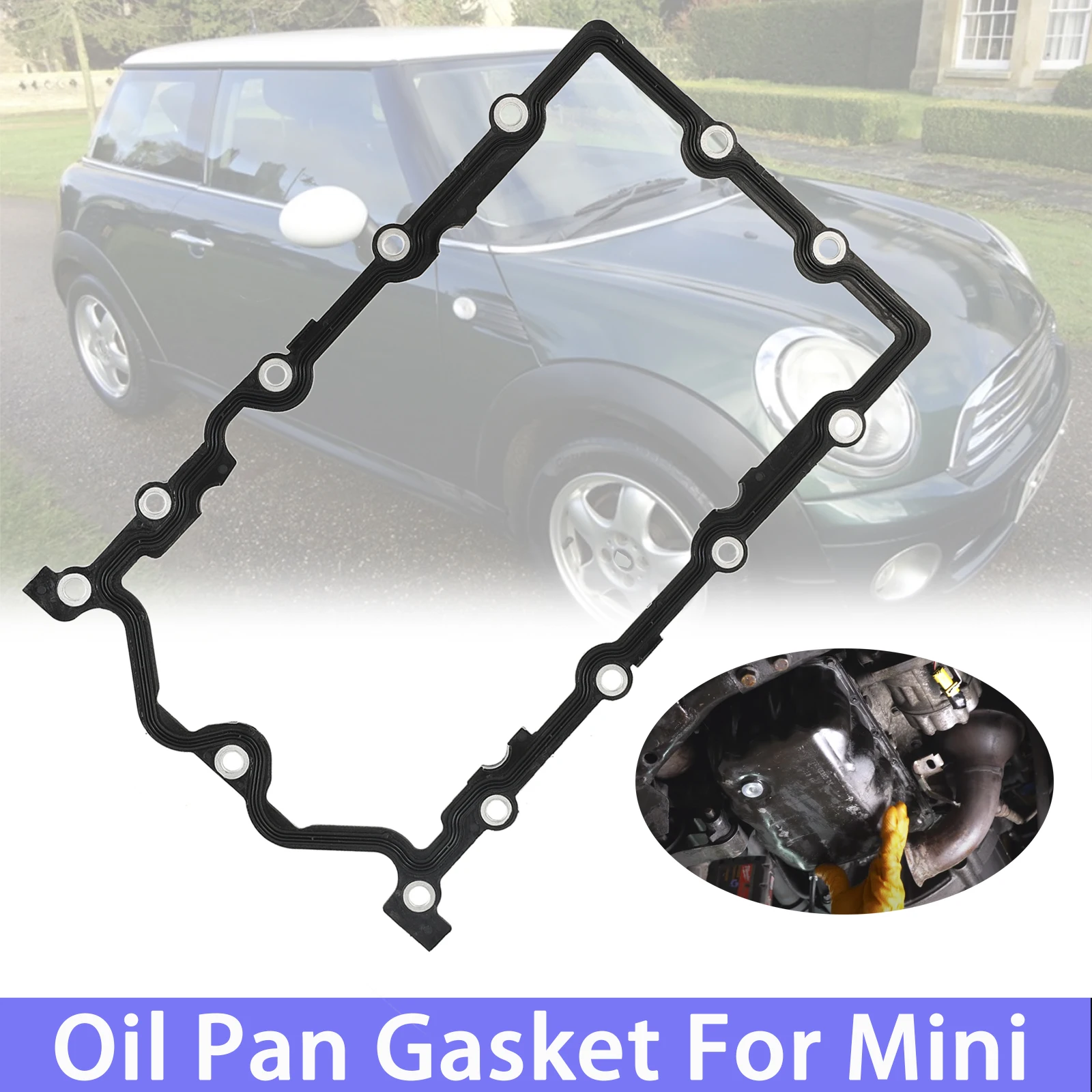 For Mini Convertible Cooper Jeep Renegade Fiat Grande Punto Linea Tipo Chrysler 1.6L 2002-08 11131487221 Engine Oil Pan Gasket