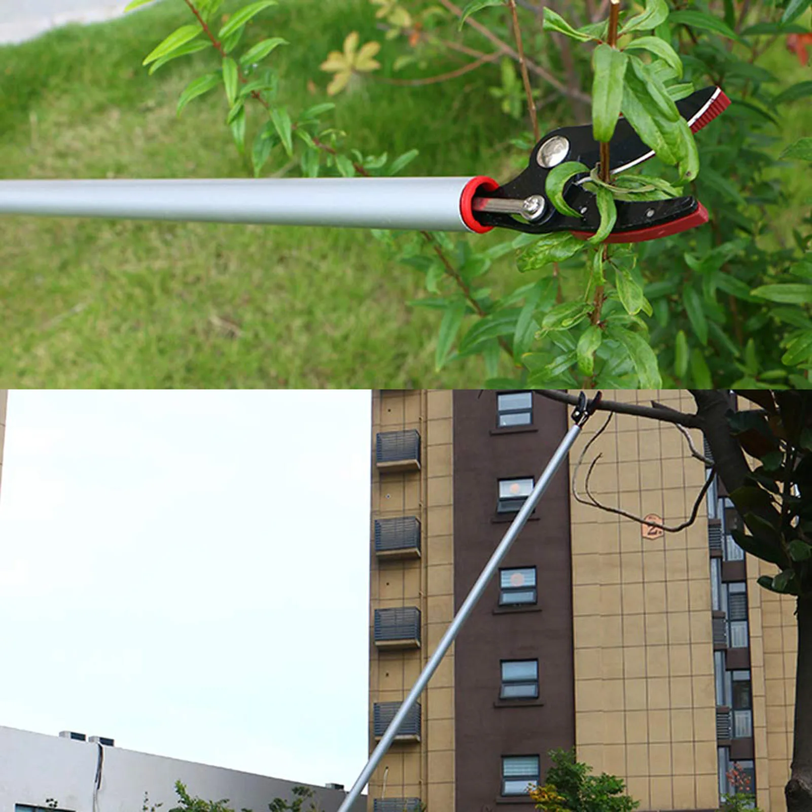 Long Reach Tree Pruner with Ergonomic Grip Rust-Resistant Pruner Suitable for Garden Pruning