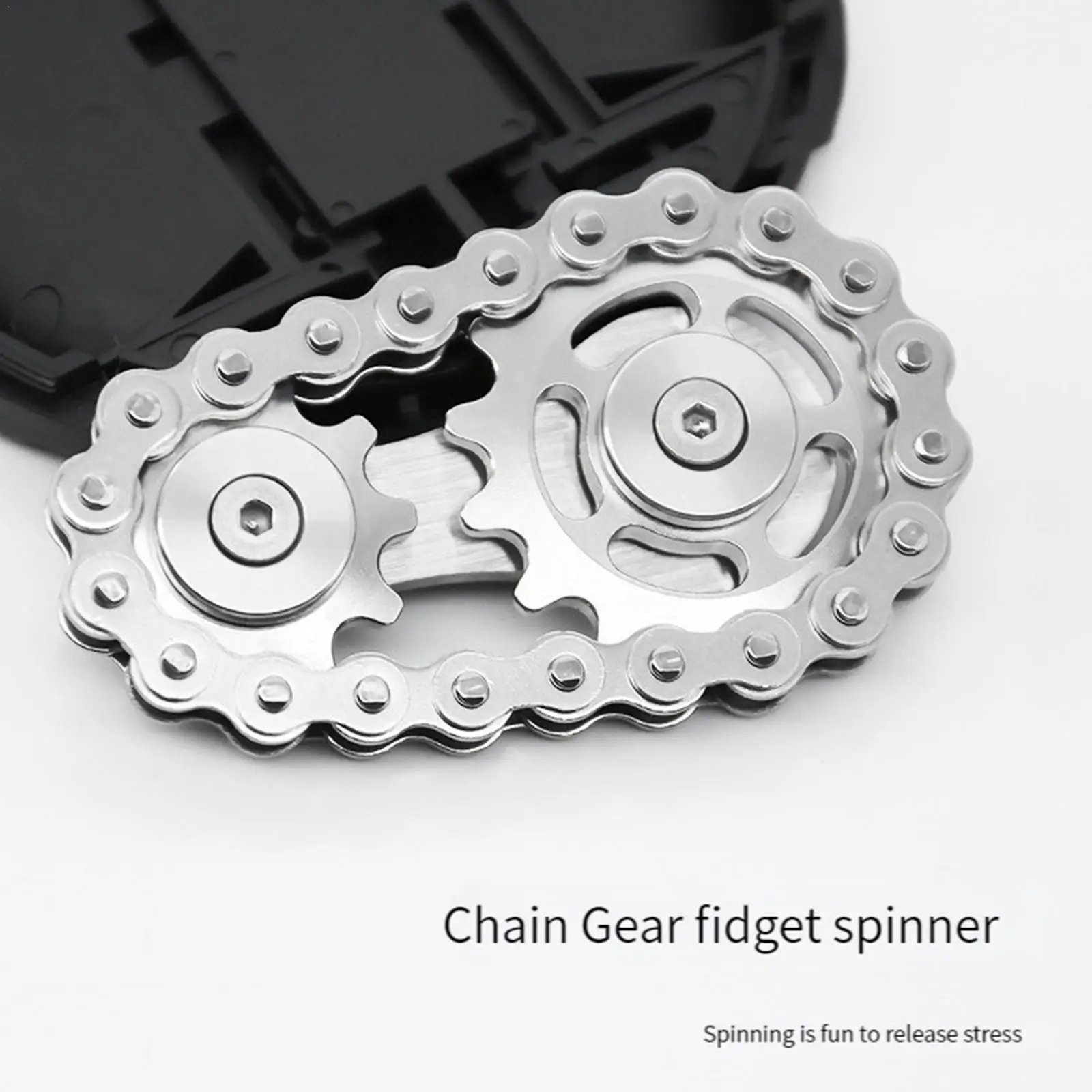 

Sprockets Flywheel Fingertip Gyro Sprockets Chains Gear Drop Ship Sproket Chain Toys Figet Spinner Roadbike Toys Gyro F3I3