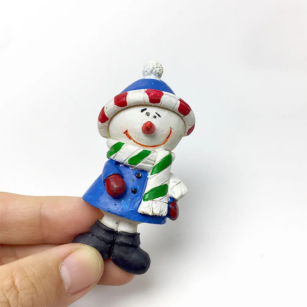 

‌Snowman Resin Fridge Magnet, Cute Winter Decoration, Strong Magnetism, Essential Home Decor‌