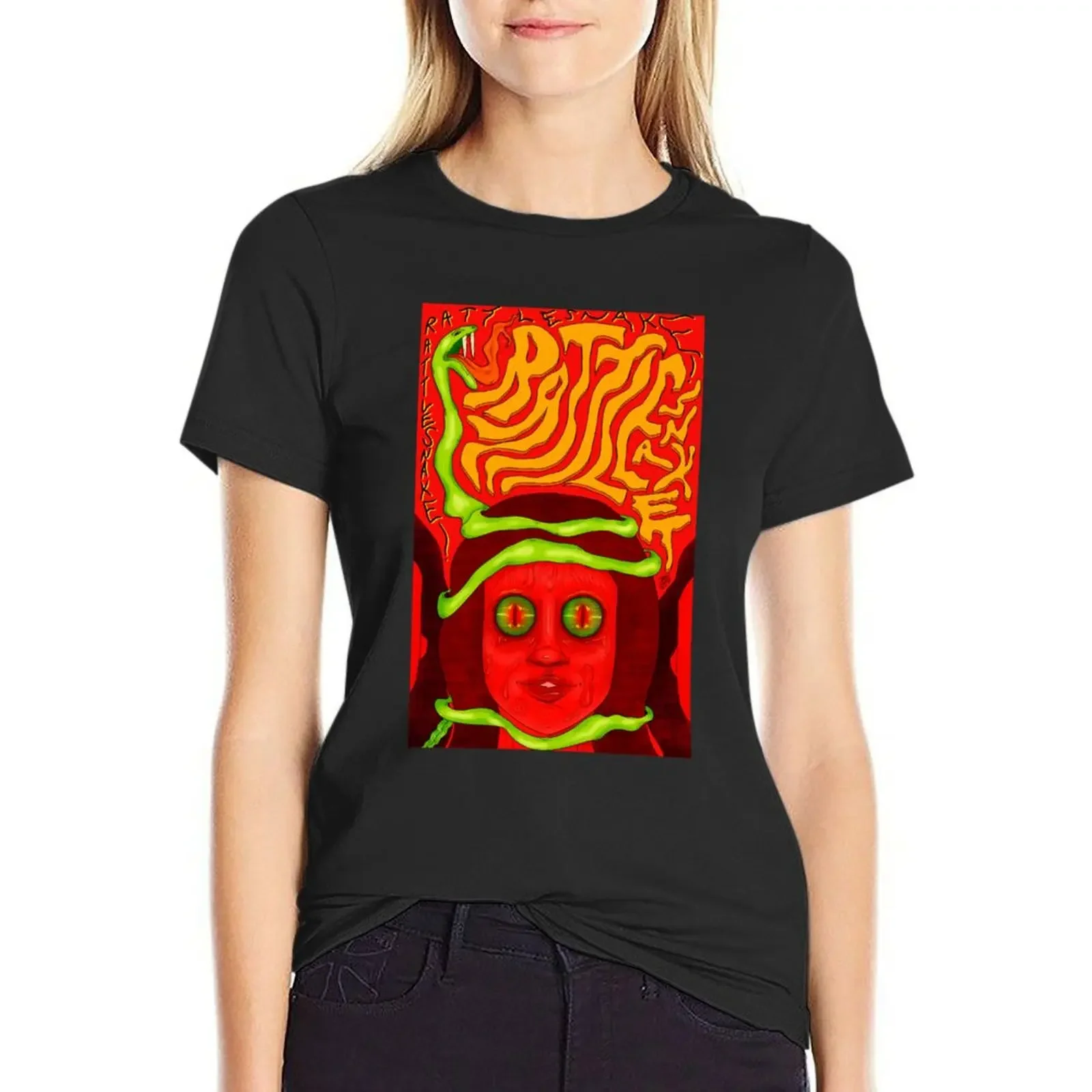 

king gizzard & the lizard wizard - rattlesnake T-Shirt funny vintage clothes hippie clothes Women's clothing