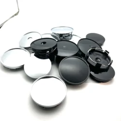4Pcs/Set No Logo Blank Base 51mm 56mm 60mm 65mm 68mm 69mm 75mm Black Silver Wheel Center Cap Rim Tire Cover Car StylingAccessori
