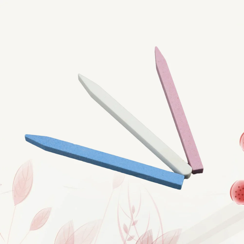 

5Pcs V Shaped Blade Nail Files Manicure Tools Pumice Stone Buffing Cuticle File For Toe Nails Polishing Scissors Professional
