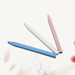 5Pcs V Shaped Blade Nail Files Manicure Tools Pumice Stone Buffing Cuticle File For Toe Nails Polishing Scissors Professional