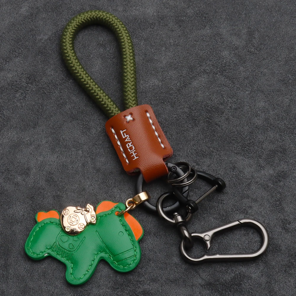 

Car Keychain 2026 Cute Horse Modeling Key Holder with Premium Strap Durable Key Ring Decor Accessories for Men Women Couple Gift
