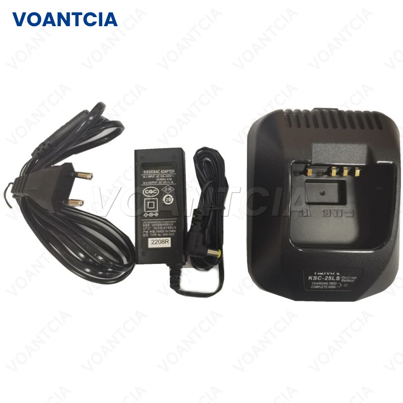 Pengisi daya baterai untuk Kenwood TK-D3188 NX320 330 TK3178 Walkie Talkie Radio Aksesori