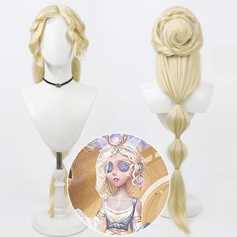 Identity V Priestess The Envoy of Yog-Sothoth Cosplay Wig Heat Resistant Synthetic Hair Halloween Party Role Play + Wig Cap