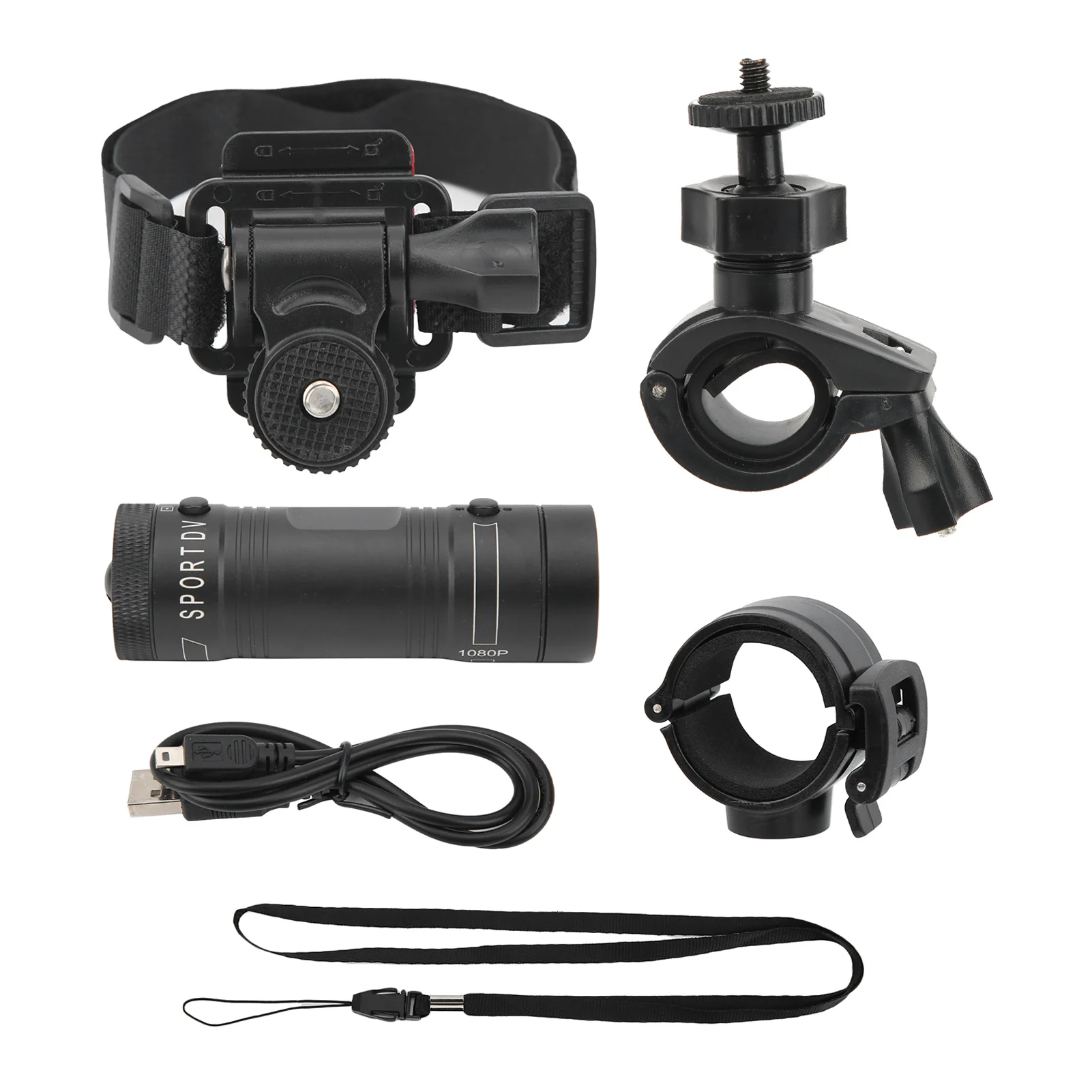 1080P FULL HD Motorcycle Video Recorder Mountain Cycling Helmet Mount DV Cam