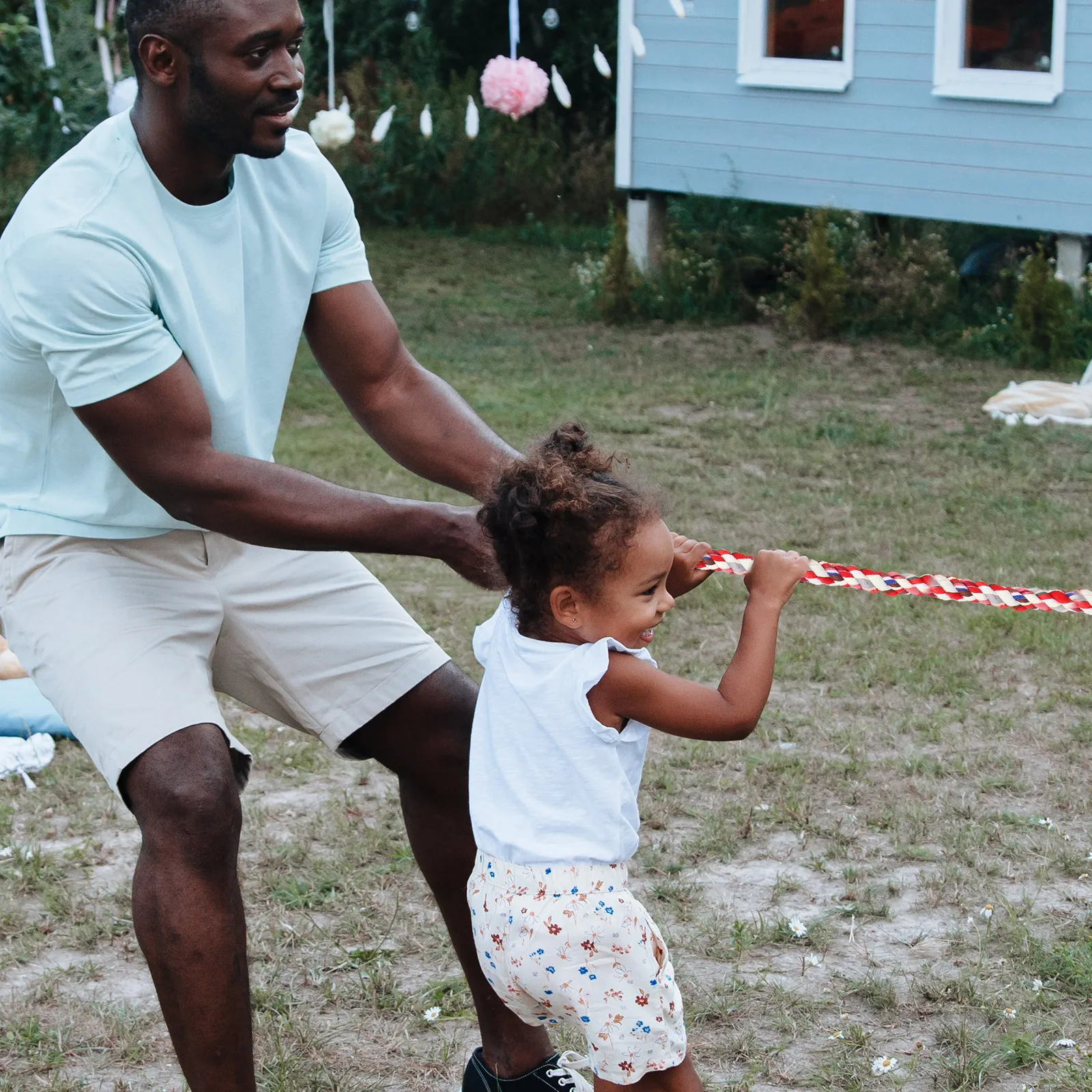 

Supple Cloth Tug of War Rope for Kids Safe Hands-Friendly Pulling Game Rope for School Party Sports Competition Activity