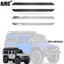 Side Step Anti Slip Decorative Piece, Foot Pedal Metal Sticker For Trx-4m 1/18 Defender Bronco Rc Crawler Car Upgraded Parts