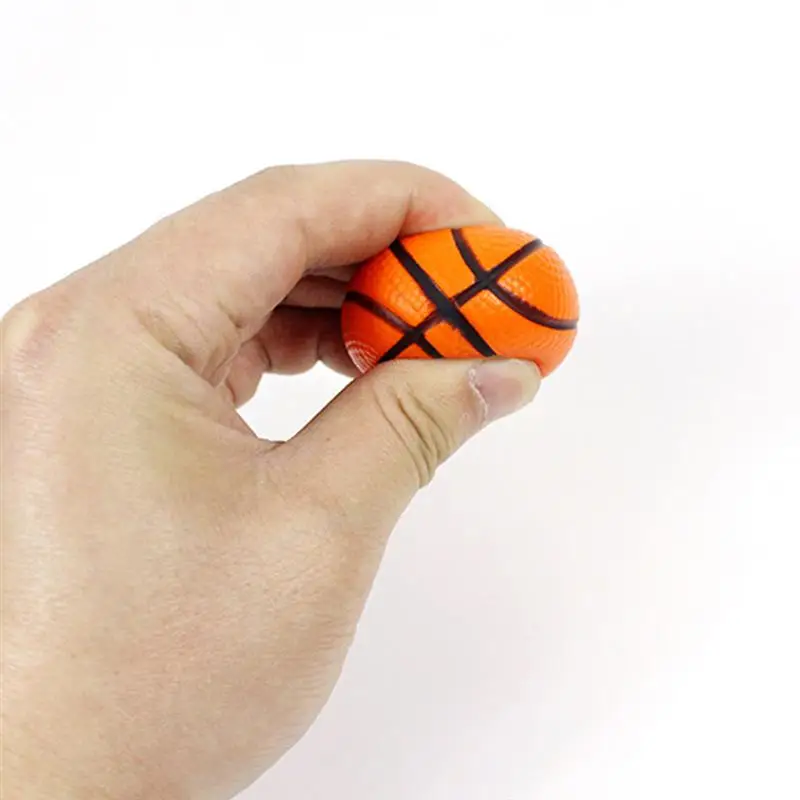 Mini pelota de baloncesto suave para niños, juguetes antiestrés para aliviar el estrés, pelota de goma de espuma suave para apretar, 6-30 piezas