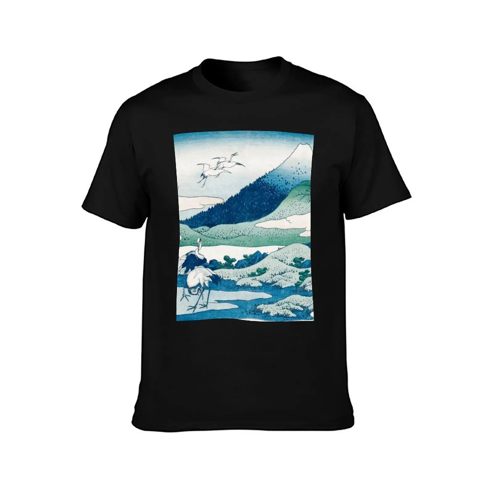 katsushika hokusai (1760-1849) vintage Japanese T-Shirt Lightweight Gym Training T-Shirt