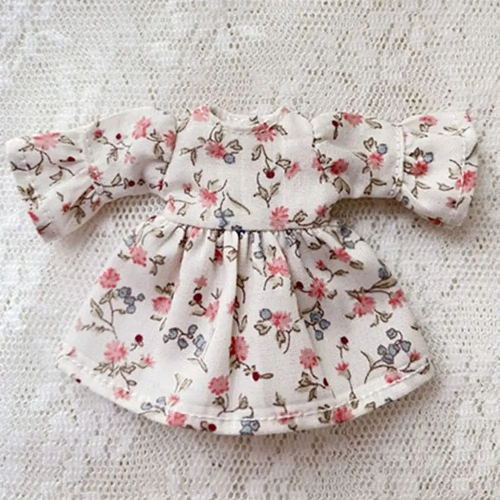 手作りプリントドレスショート/長袖ファッション人形服スカートマルチスタイルアクセサリー白カーディガン